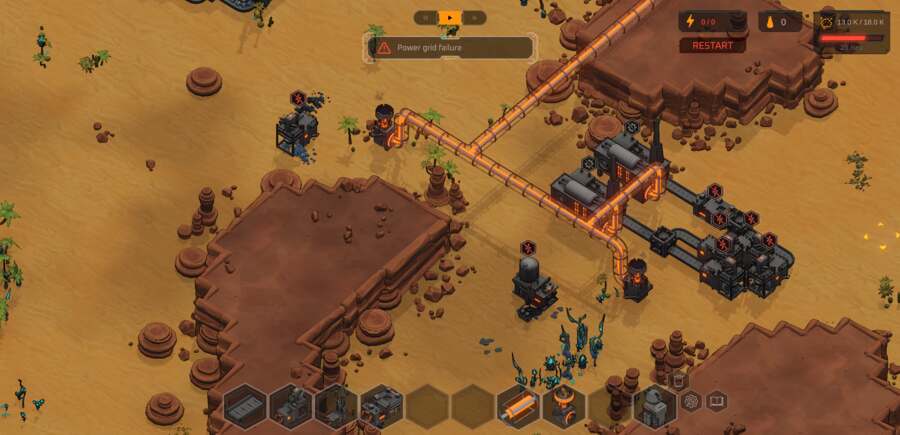 Power grid failure