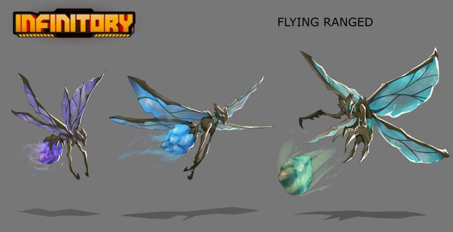 Flying Ranged concept art